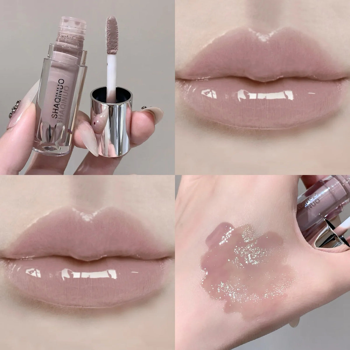 Mirror Finish Lip Gloss — Pearlescent Sparkling Lip Oil by SHAQINUO - Zenflow Active