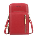 New Women's Handbags PU Leather Zipper Shoulder Bags Large Capacity Messenger Bags Casual Crossbody Bags for Women Phone Purse - Zenflow Active