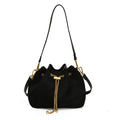 2026 Soft Commuting Crossbody Bags Faux Suede Sewing Hot Sale Bags for WomenThread Solid Color String Women's Handbags - Zenflow Active