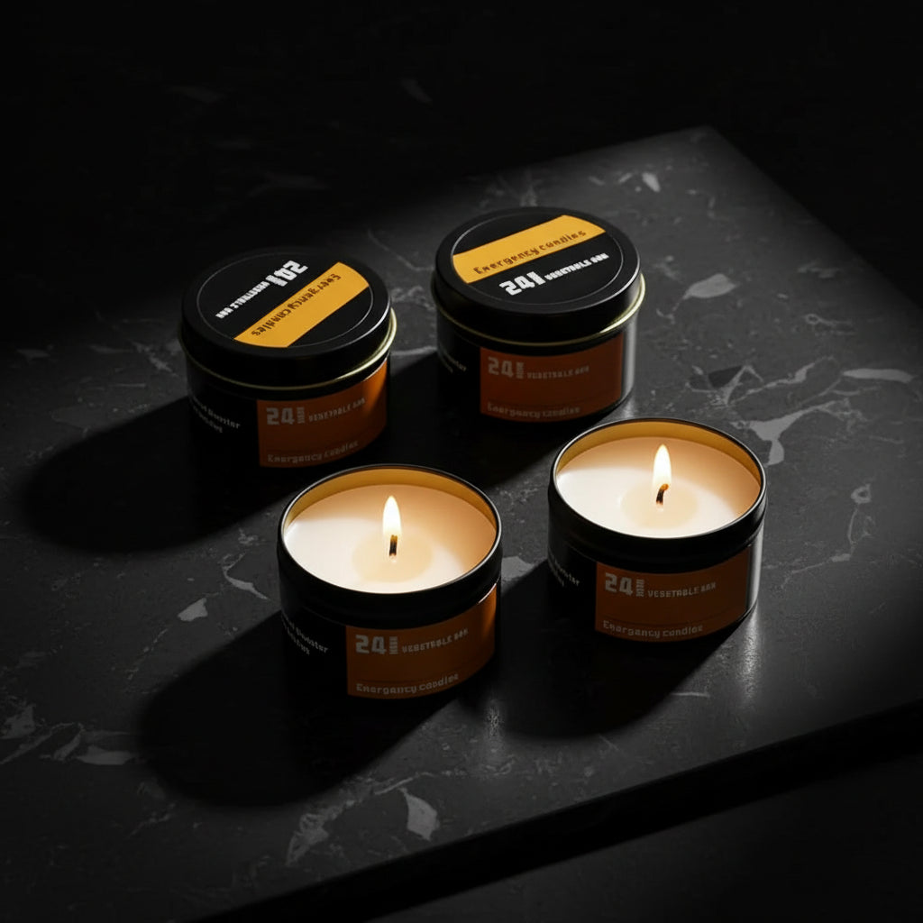 4Pcs Emergency Candles No Electricity Lighting Power Outages Windproof Prevention Emergency Supplies For Household Outdoor - Zenflow Active
