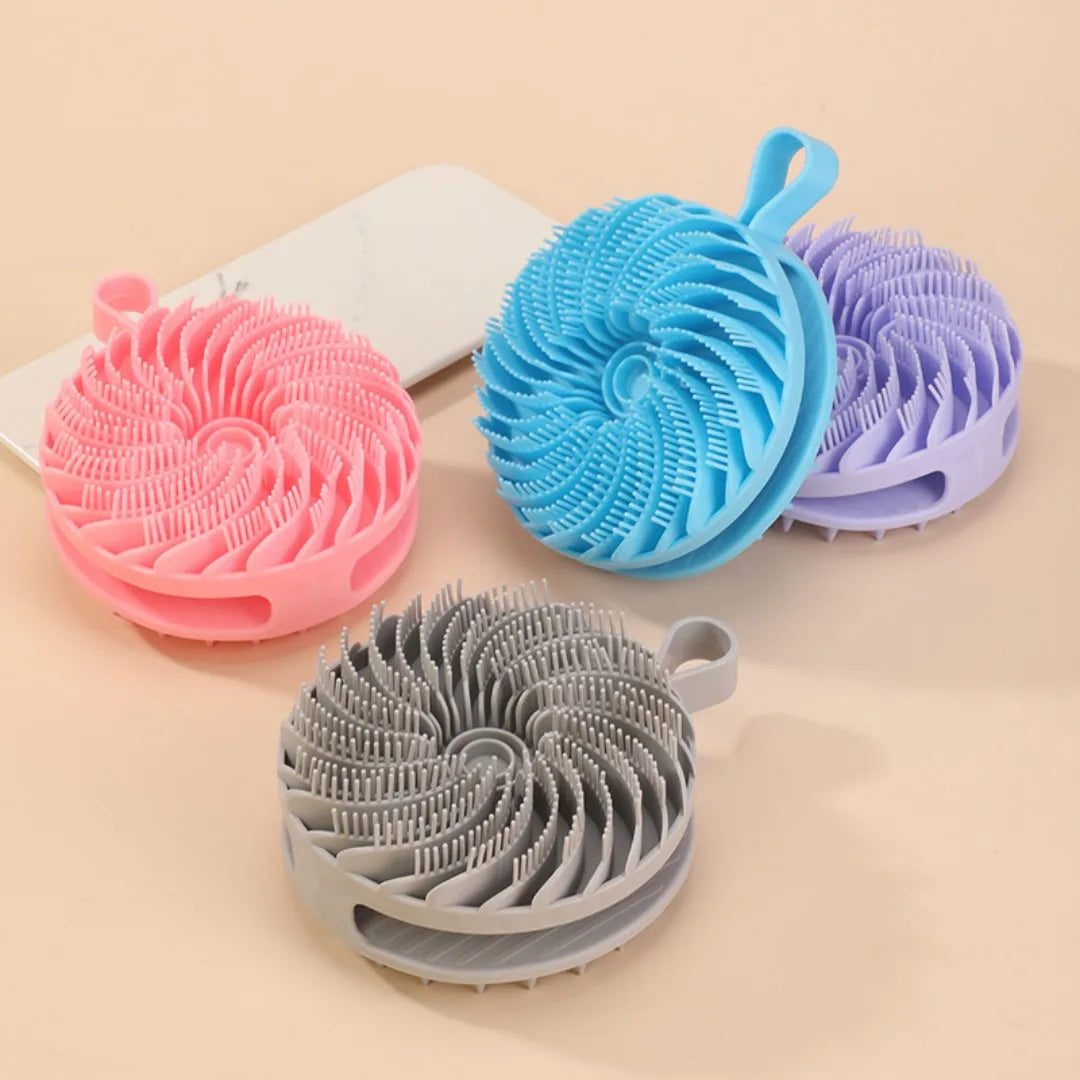 Silicone Body Scrubber Brush | Soft Exfoliating Shower Massage Tool – 105g - Zenflow Active