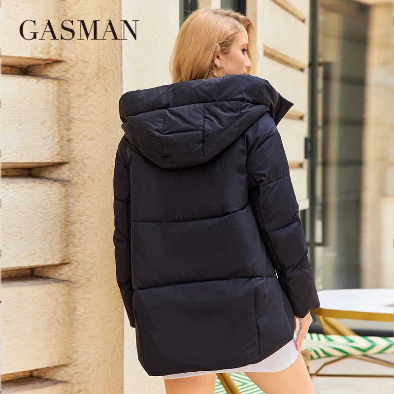 Women’s Hooded Slim-Fit Winter Padded Coat Zenflow Active