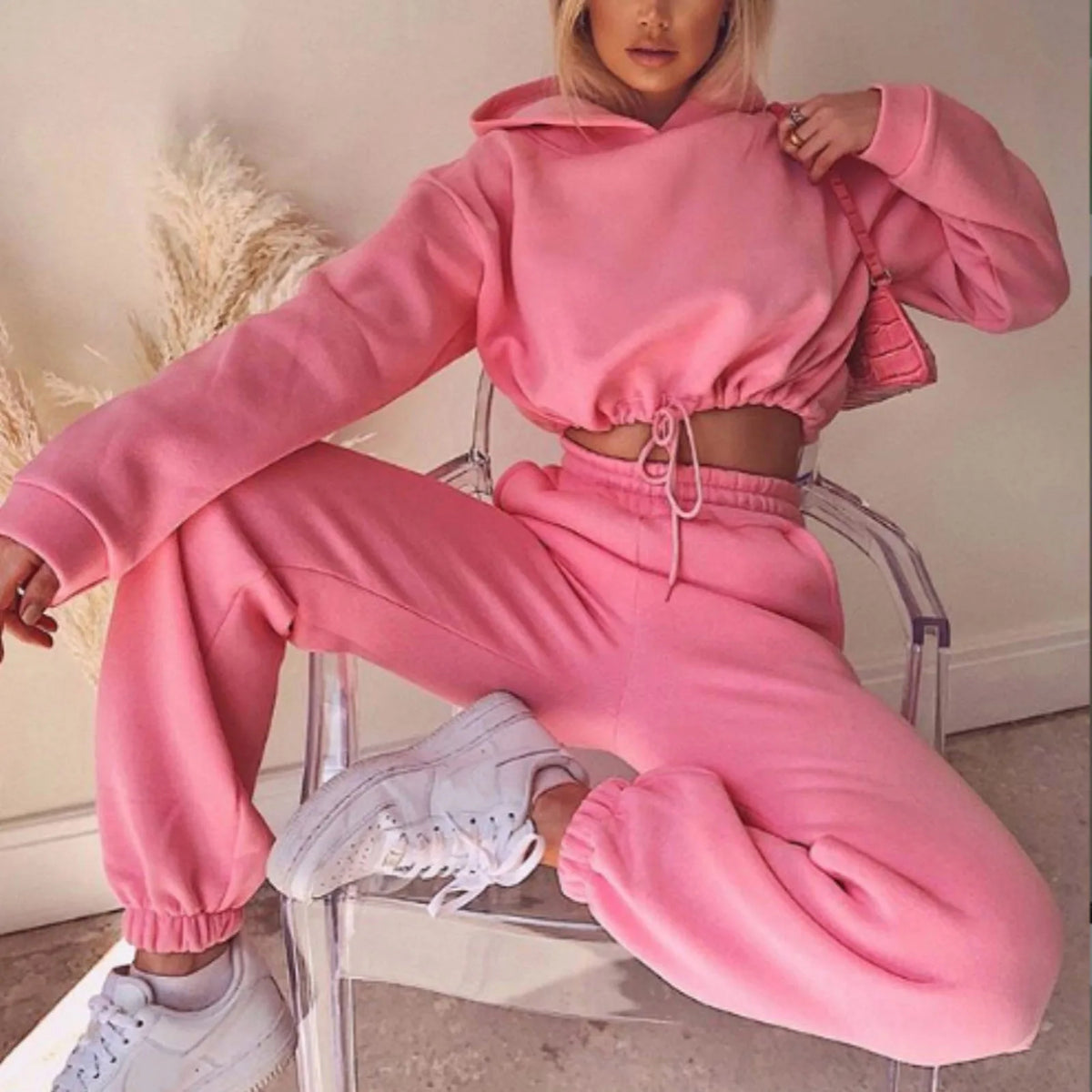 Hooded Pullover Tracksuit Set - Zenflow Active