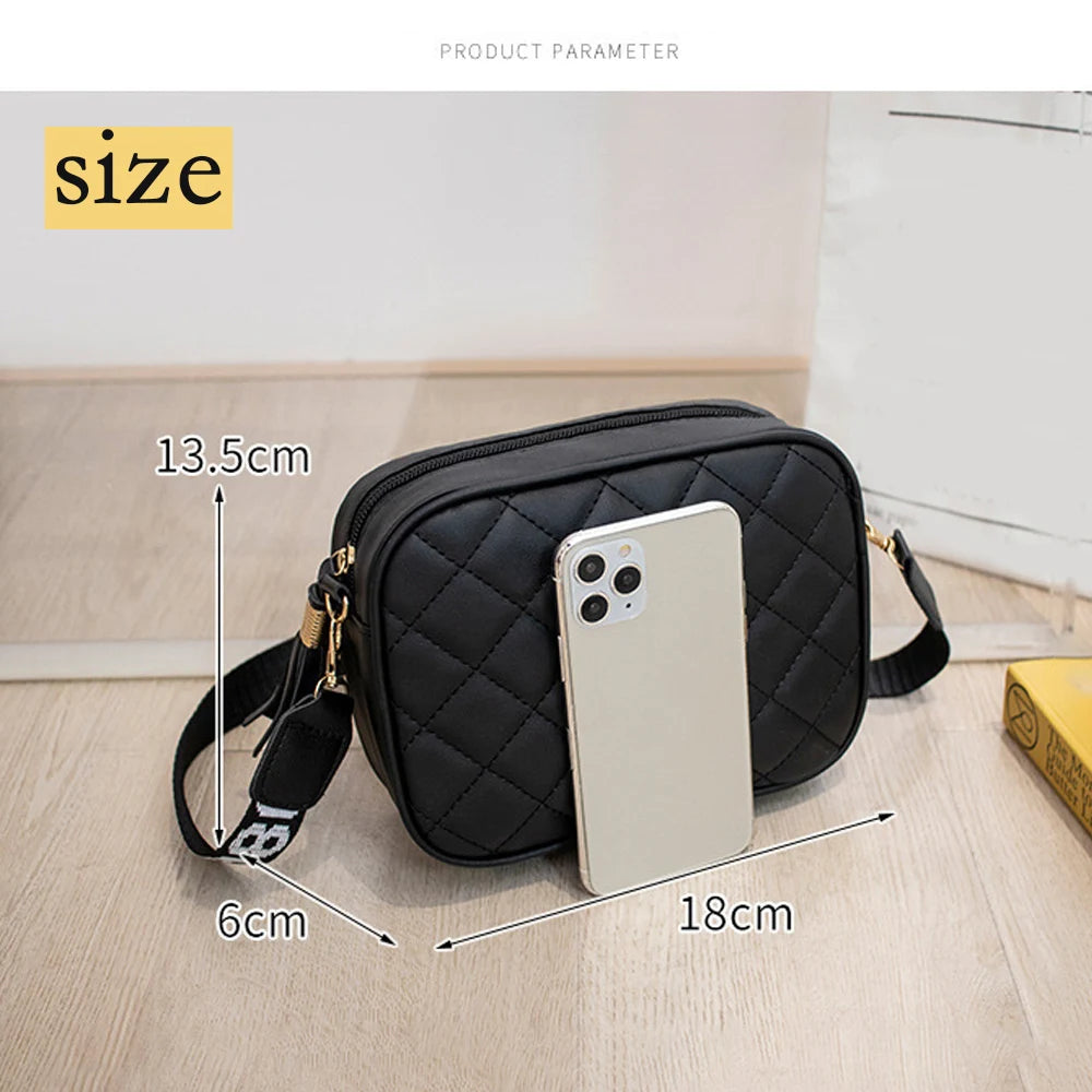 Single Shoulder Women's Handbag PU Leather Butterfly Tags Crossbody Bag - Zenflow Active