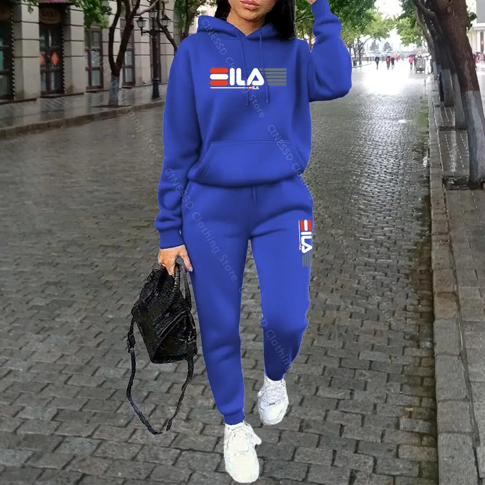 Women's Knit Tracksuit Set – Hoodie & Jogger Pants - Zenflow Active