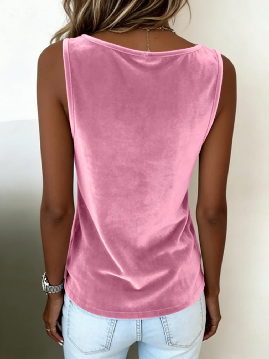 Velvet Plunge Vest Top - Zenflow Active