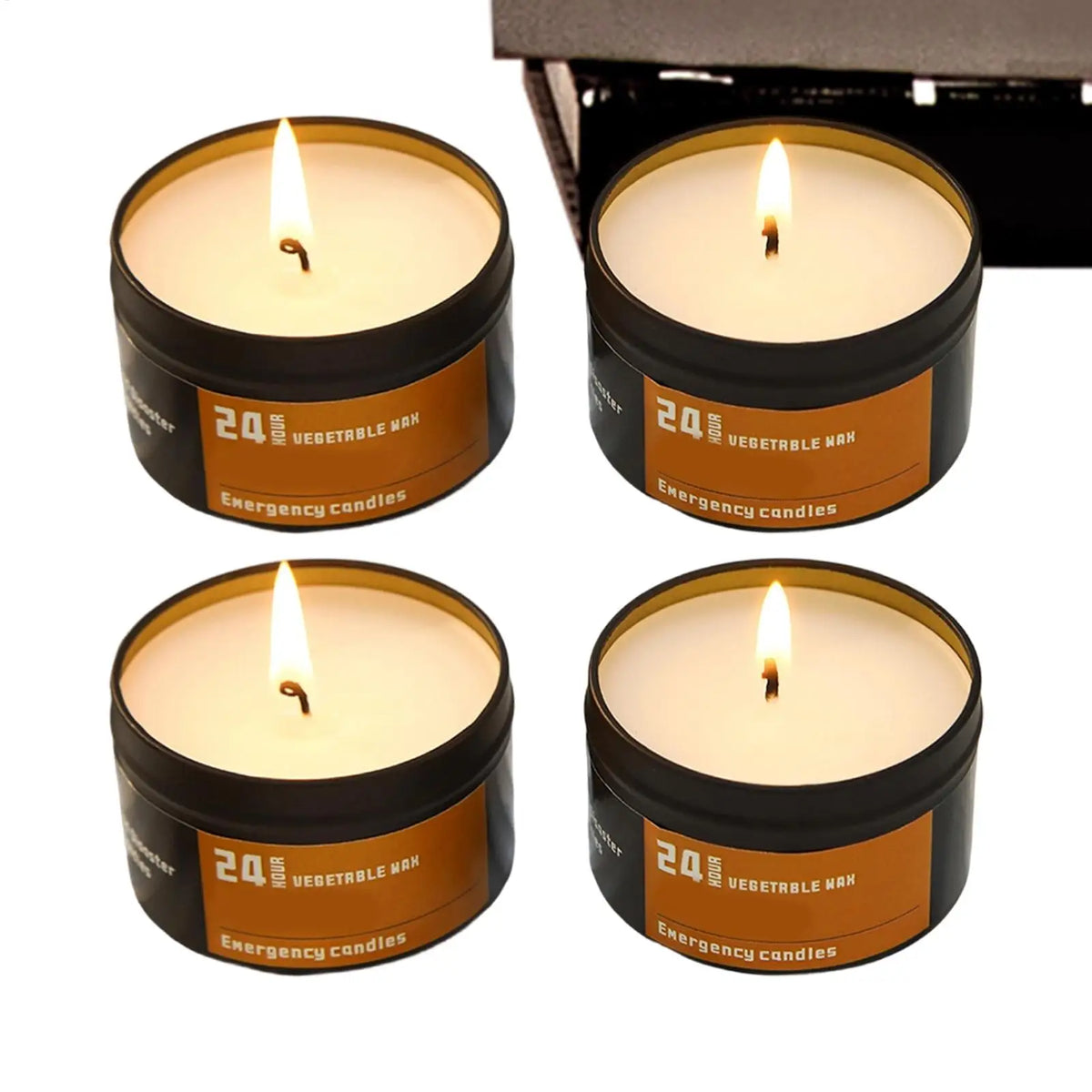4Pcs Emergency Candles No Electricity Lighting Power Outages Windproof Prevention Emergency Supplies For Household Outdoor - Zenflow Active