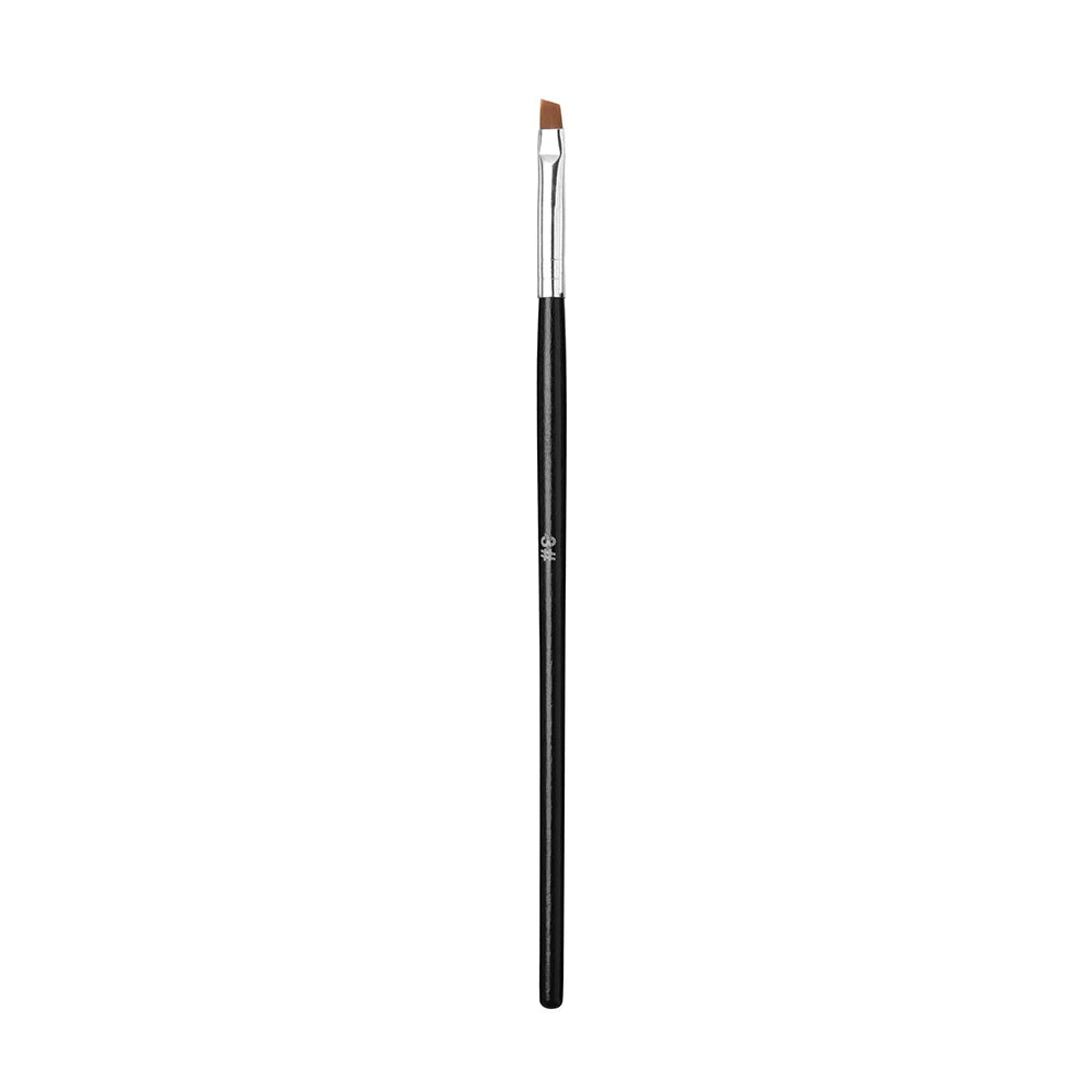Nail Art Brush – Flat & Tilted Head | Nylon Hair, Wooden Handle | Sizes 1–6 - Zenflow Active