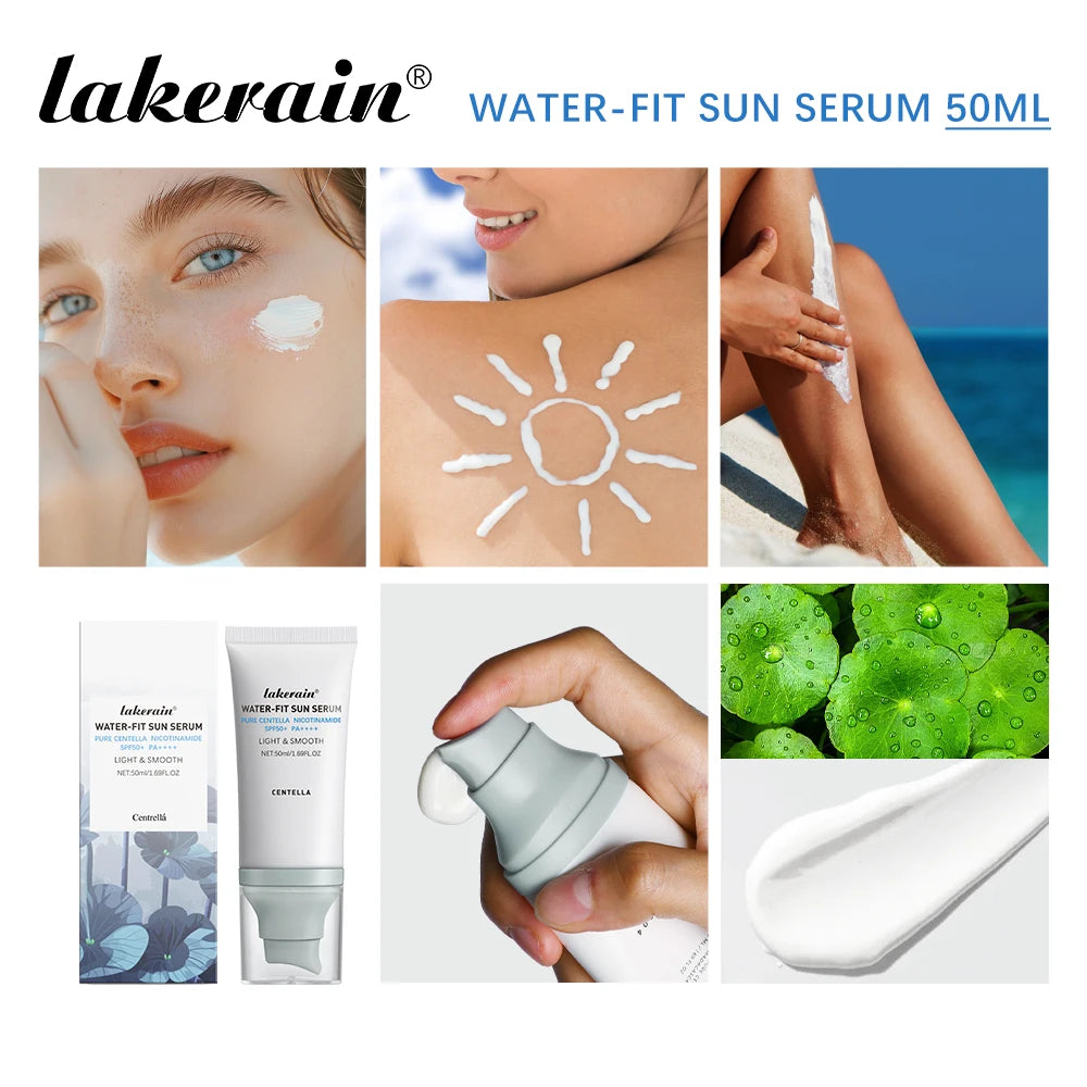 Centella Asiatica SPF 50 Daily Sunscreen Face Serum - Zenflow Active