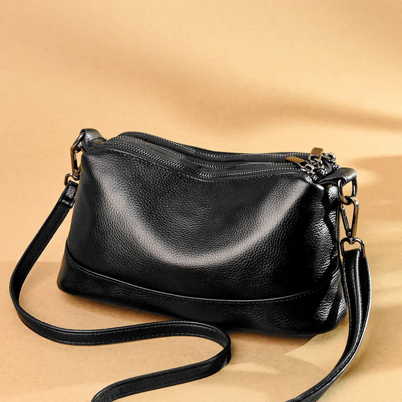 Women Genuine Leather Handbag Designer Shoulder Bag Luxury Brand - Zenflow Active
