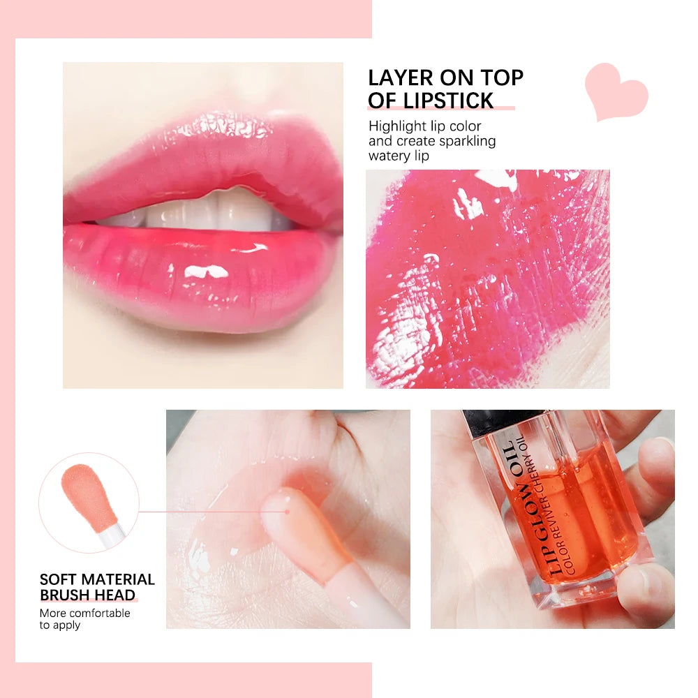 Crystal Jelly Lip Glow Oil — Hydrating & Plumping Tinted Treatment - Zenflow Active