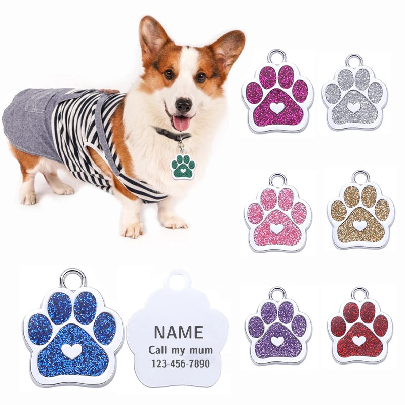 Personalised Pet ID Tag | Custom Laser-Engraved Dog & Cat Tag - Zenflow Active