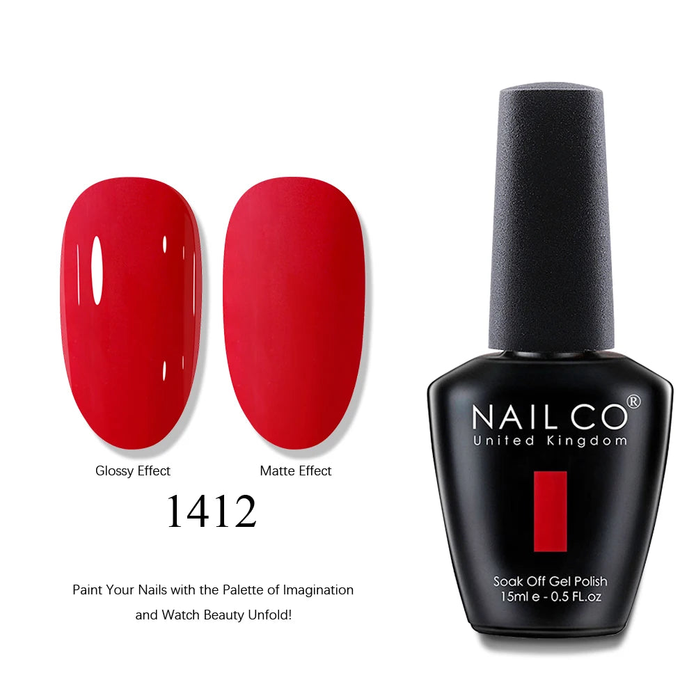 Gel Nail Polish 15ml – Long-Lasting UV/LED Soak-Off Formula | 50+ Shades - Zenflow Active