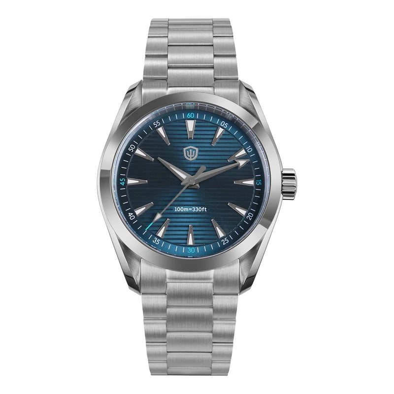 Watchdives WD0006 38mm Vintage Watch — VH31 Sweep Movement, Sapphire Crystal, BGW9 Luminous, 10 Bar - Zenflow Active