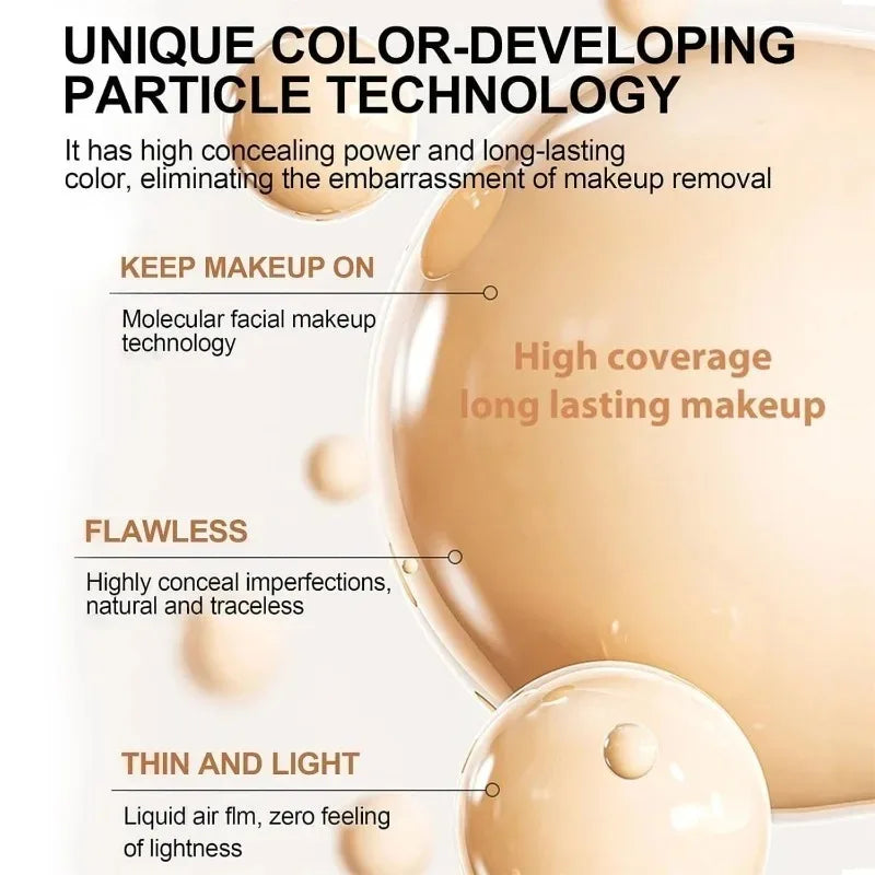 4 in 1 Foundation Liquid Hydrating Concealer SPF 50, Waterproof - Zenflow Active