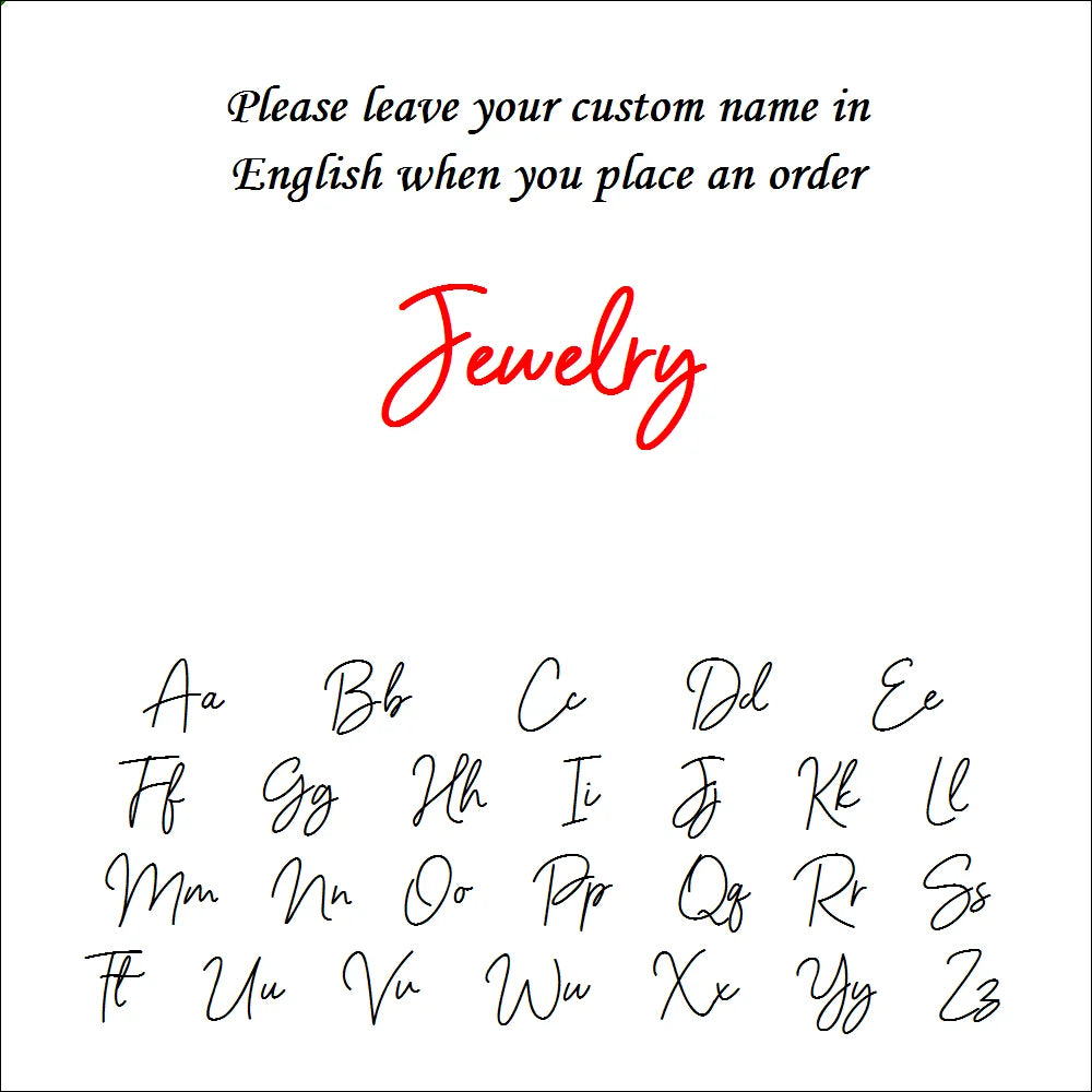 Custom Personalized Signature Name Necklace Stainless Steel Handmade Cursive Name Choker Jewellery Birthday Gift for Women - Zenflow Active