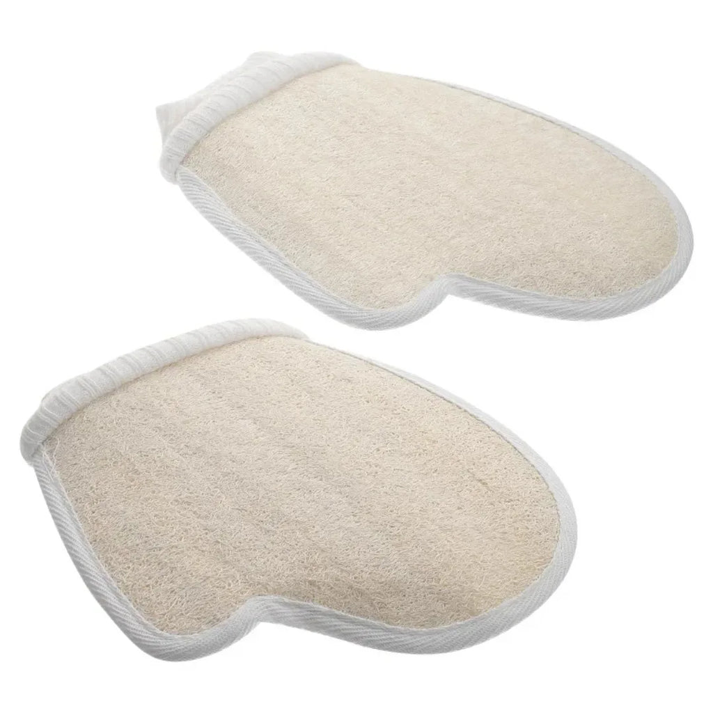 Loofah Exfoliating Bath Gloves | Body Scrubber Mitt – 1pc or 2pcs - Zenflow Active