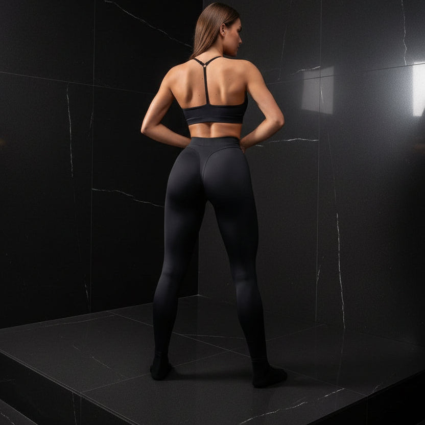 Women's High Waist Gym Leggings Butt Lift Fitness Pants Tummy Control Workout Yoga Tights - Zenflow Active