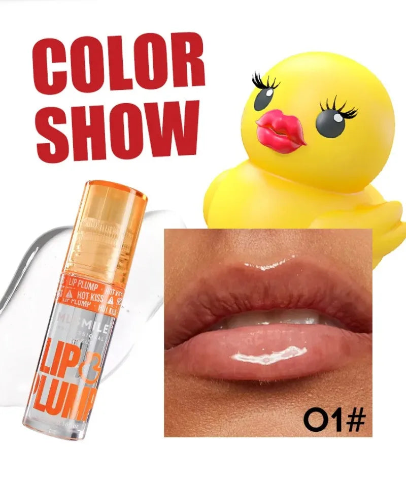 Duck Lip Plumping Oil Gloss — Mirror Finish, Long-Lasting Moisture - Zenflow Active