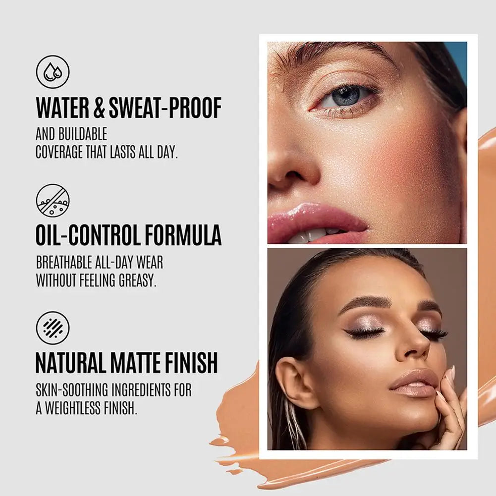 Concealer Waterproof Liquid Foundation - Zenflow Active