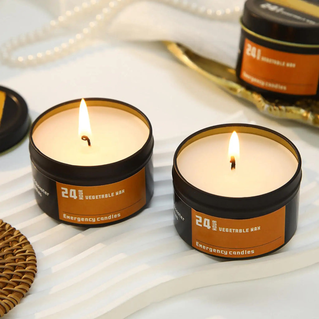 4Pcs Emergency Candles No Electricity Lighting Power Outages Windproof Prevention Emergency Supplies For Household Outdoor - Zenflow Active