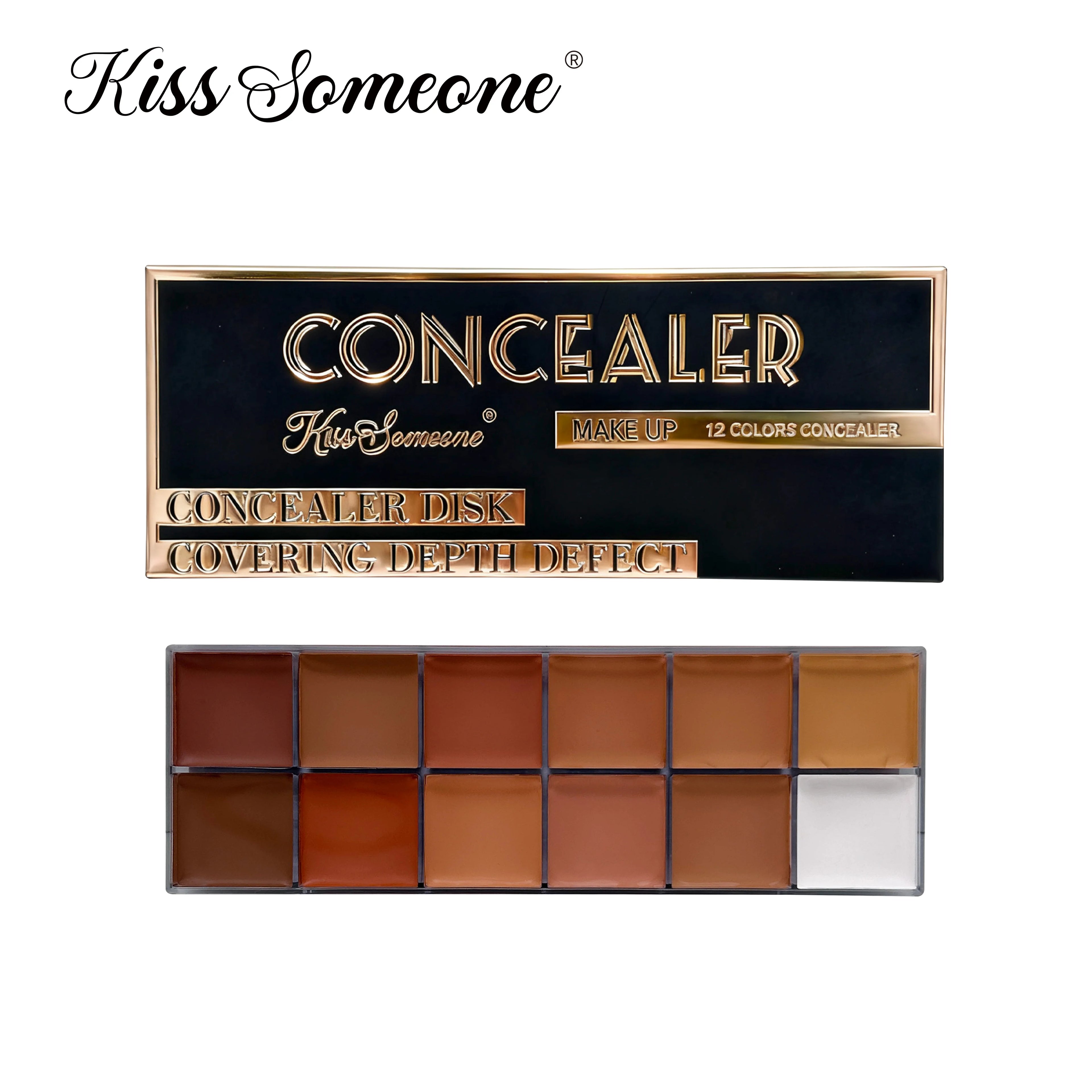 12 Colour Concealer Dark Skin