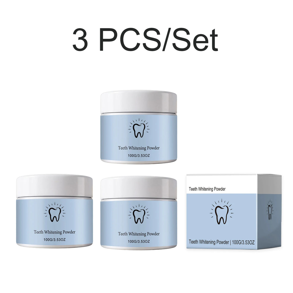 Teeth Whitening Powder Deep Cleaning Stain Remover - Zenflow Active