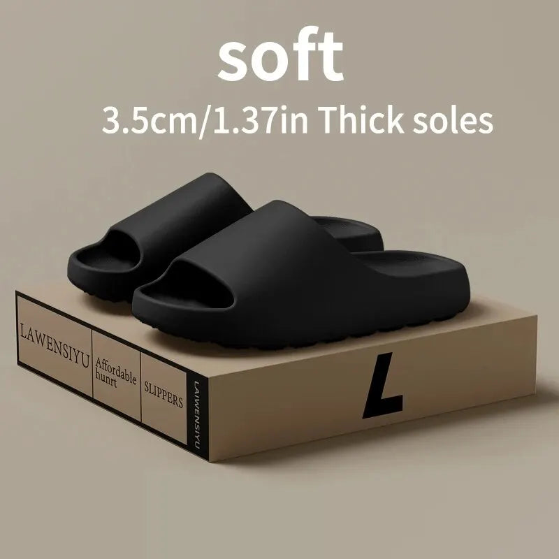 Coconut Cloud Sandals — Thick-Sole, Non-Slip, Unisex Summer Slides - Zenflow Active
