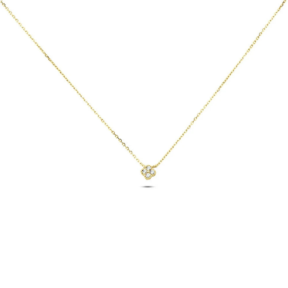 CANNER Crystal Zircon 925 Sterling Silver Necklace For Women Pendente Fine Jewellery Long Chain - Zenflow Active
