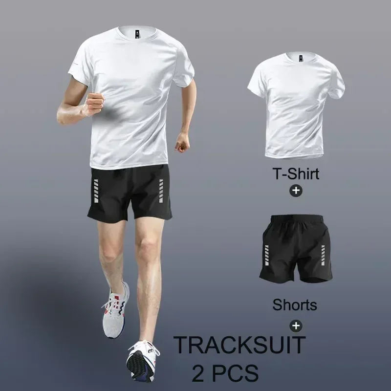Men's Sportwear 2-4 PCS Sets Tracksuit Quick Drying - Zenflow Active