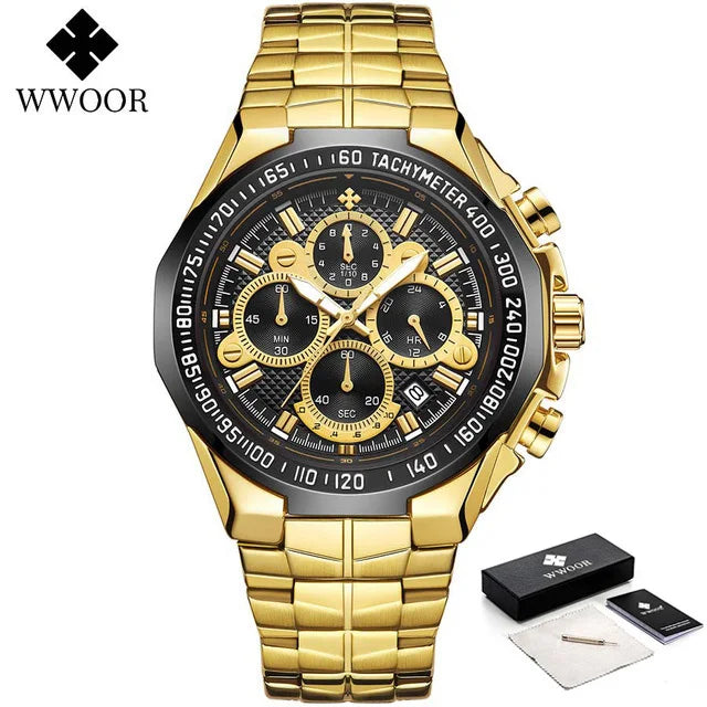 Relogio Masculino Men's 2026 Wrist Watch Chronograph Wristwatch - Zenflow Active