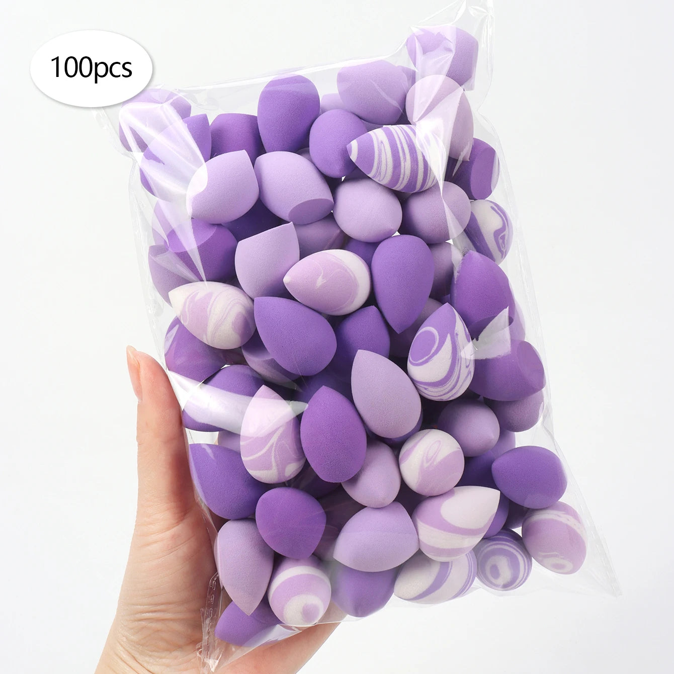 10/20/30/50/100Pcs Mini Makeup Sponges, Expand When Exposed to Water, Can Be Used Both Wet and Dry, Suitable for All Skin Types