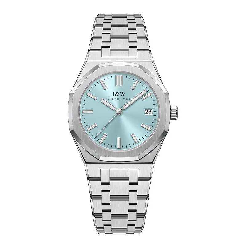 CARNIVAL Women's Swiss Quartz Watch — Sapphire Crystal, Ultra-Thin, Luminous, Date Display - Zenflow Active