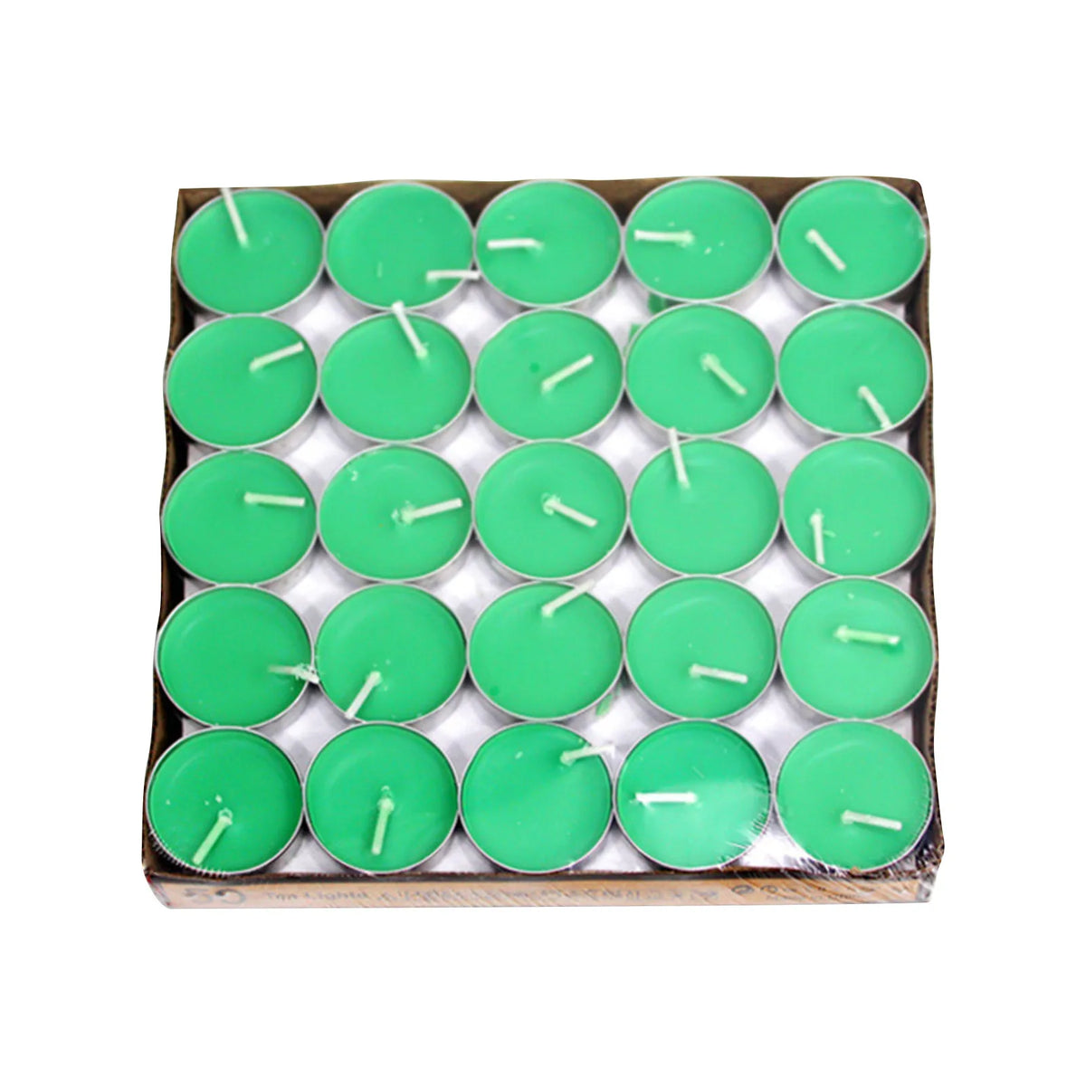 50 Smokeless Coloured Small Round Candles - Zenflow Active