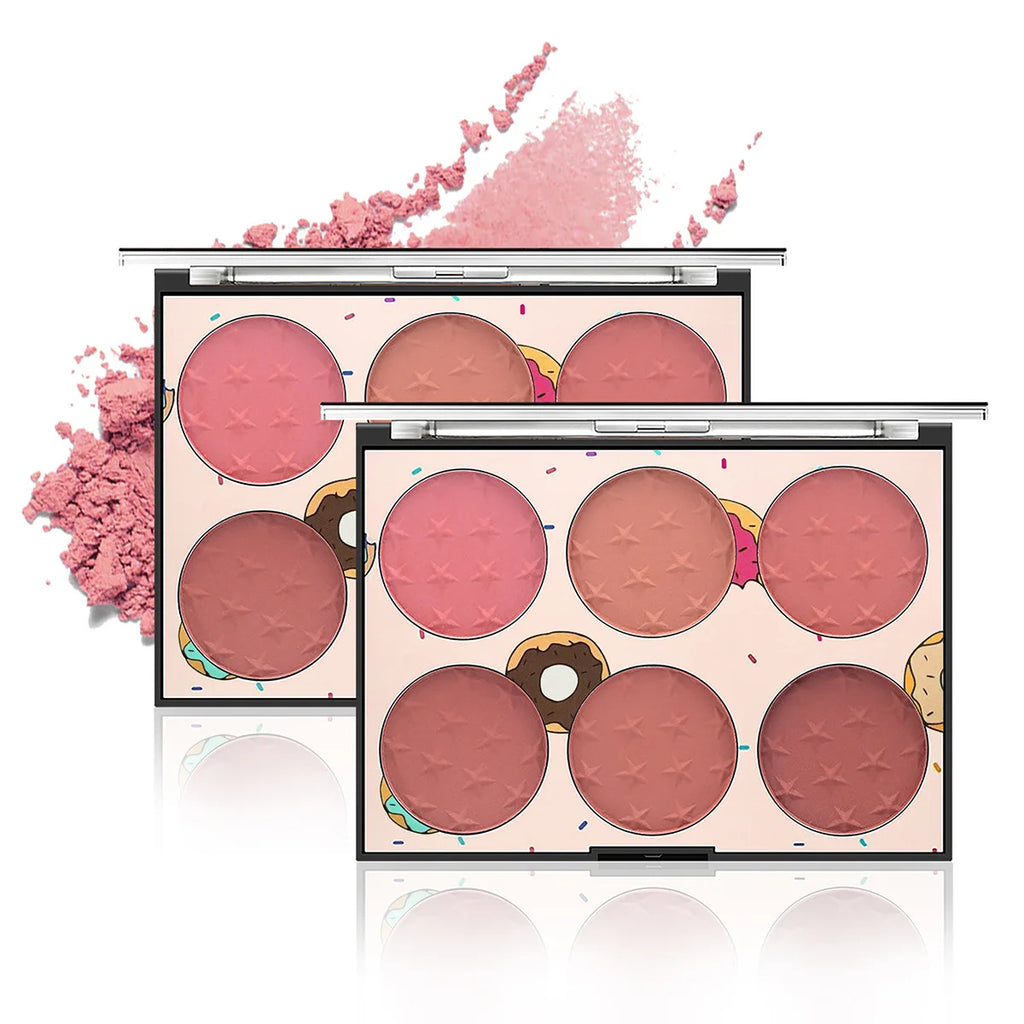 6-Color Blush Palette - Zenflow Active