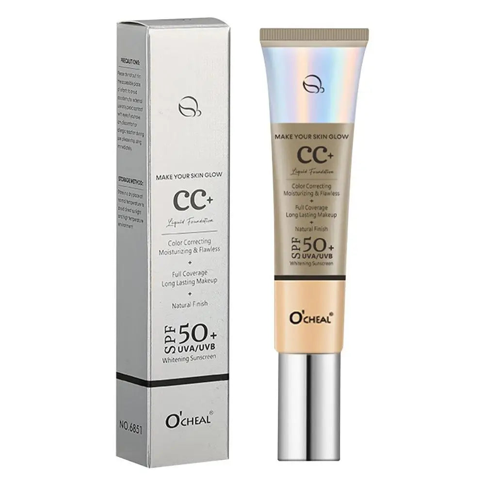 CC Cream Concealer Color Correcting Cream SPF 50 Sunscreen - Zenflow Active