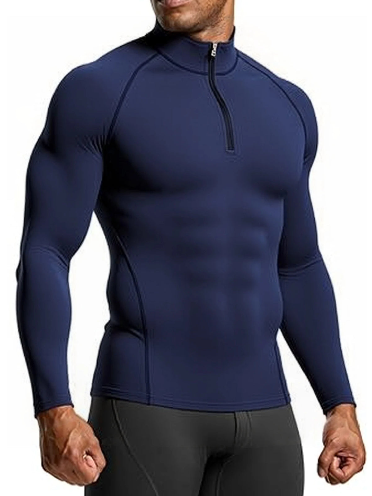 2025 New Men Sportswear Fitness Top, Quick-drying, Breathable, Slim Long-sleeved T-shirt - Zenflow Active