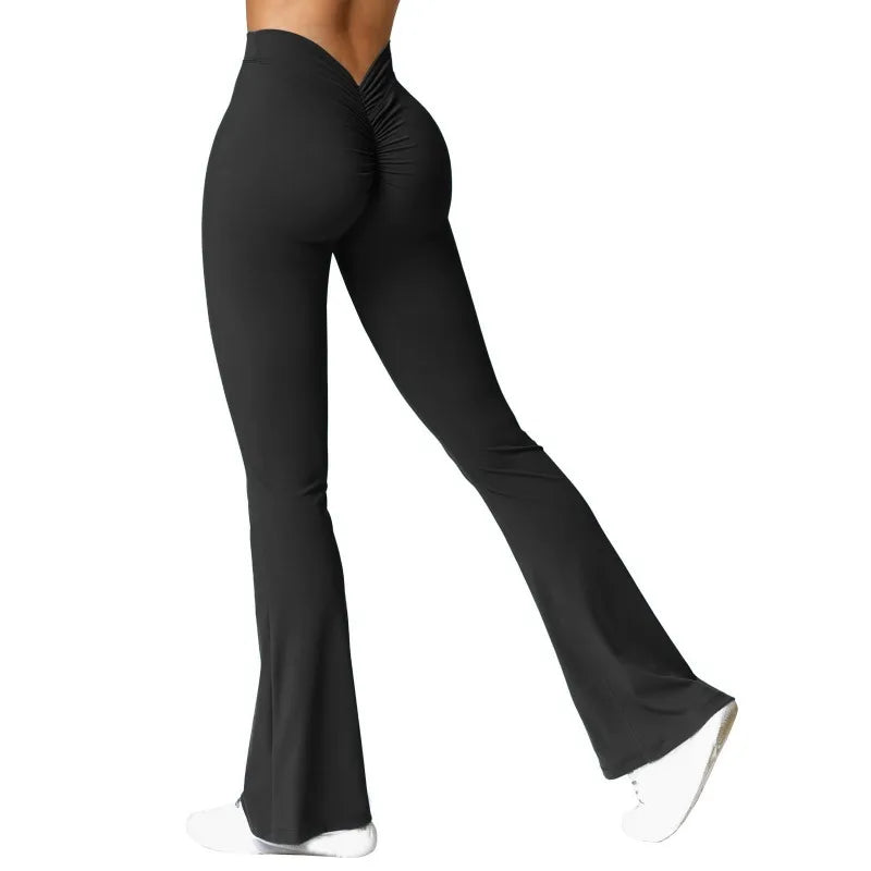 Women's High-Waist V-Back Booty-Lifting Sports Leggings Zenflow Active