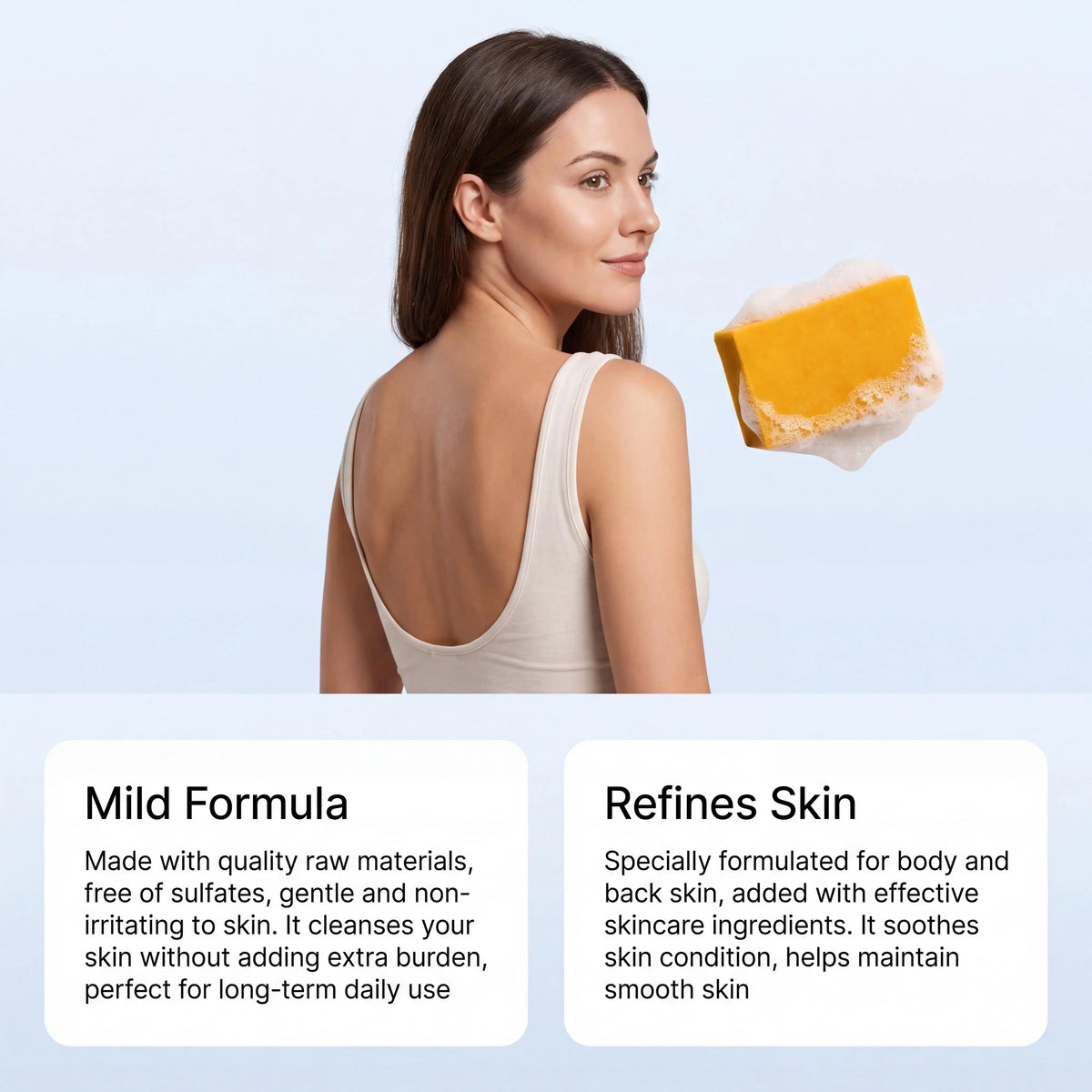 Turmeric & Vitamin C Exfoliating Soap Bar | Bacne, Acne & Deep Cleanse – 100g - Zenflow Active