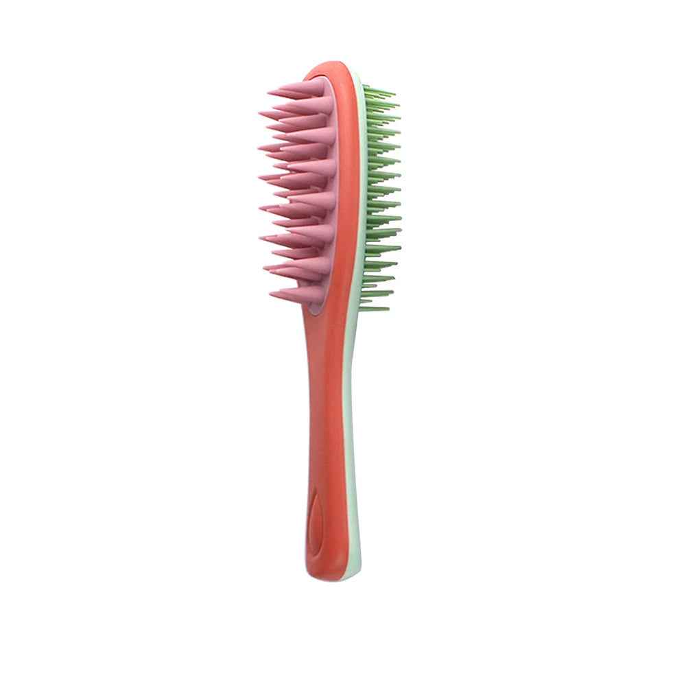 2-in-1 Double-Sided Shampoo Brush & Detangling Comb - Wet or Dry Scalp Care