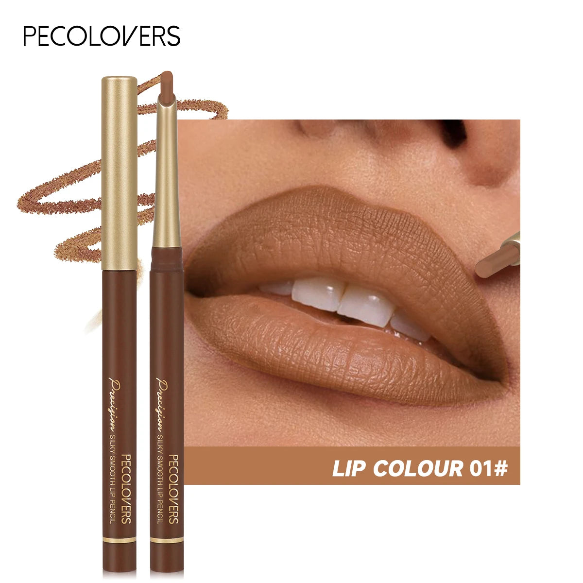 Matte 6-colors Lip Liner Pencil - Zenflow Active