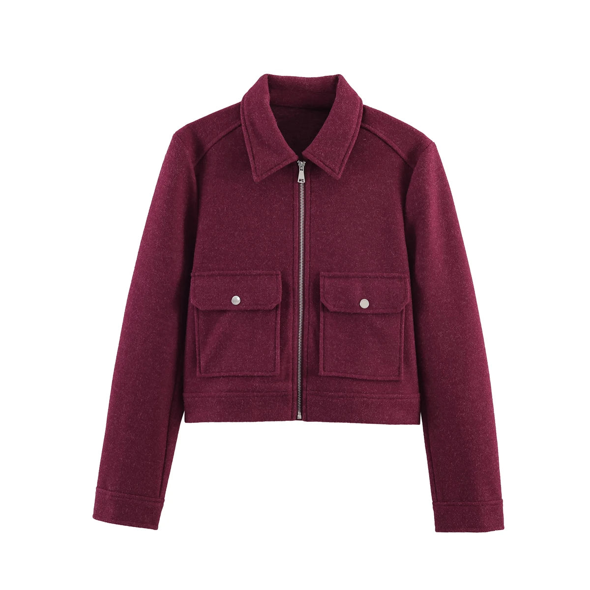Women’s Loose-Fit Zip-Up Jacket with Pockets Zenflow Active