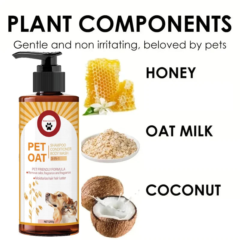 Pet Shampoo for Dogs & Cats | Odour-Removing, Softening Formula with Long-Lasting Fragrance - Zenflow Active