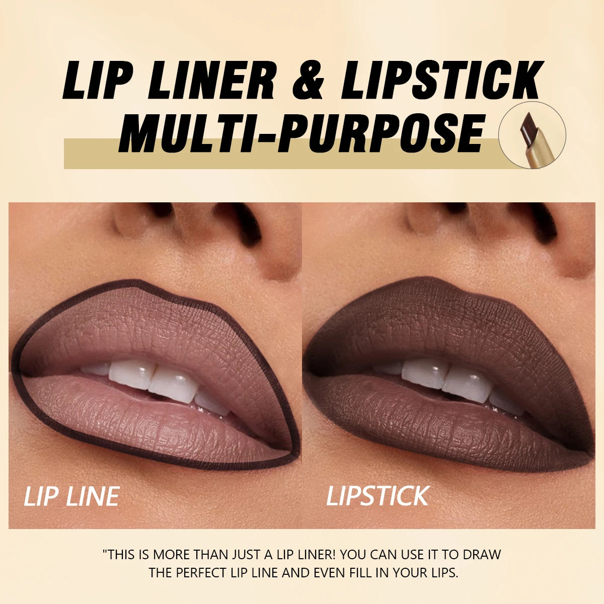 Matte 6-colors Lip Liner Pencil - Zenflow Active