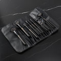 Premium PU Makeup Brush Travel Case — Holds Up to 12 Brushes - Zenflow Active