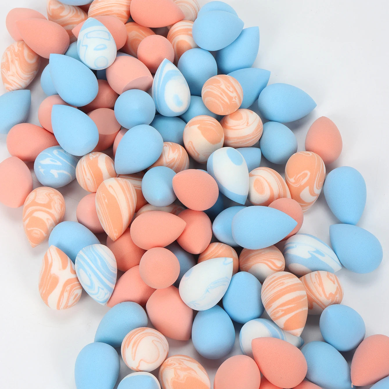 10/20/30/50/100Pcs Mini Makeup Sponges, Expand When Exposed to Water, Can Be Used Both Wet and Dry, Suitable for All Skin Types