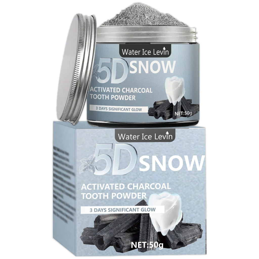 Bamboo Charcoal Teeth Whitening Powder - Zenflow Active