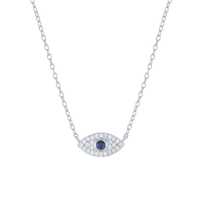 CANNER Crystal Zircon 925 Sterling Silver Necklace For Women Pendente Fine Jewellery Long Chain - Zenflow Active