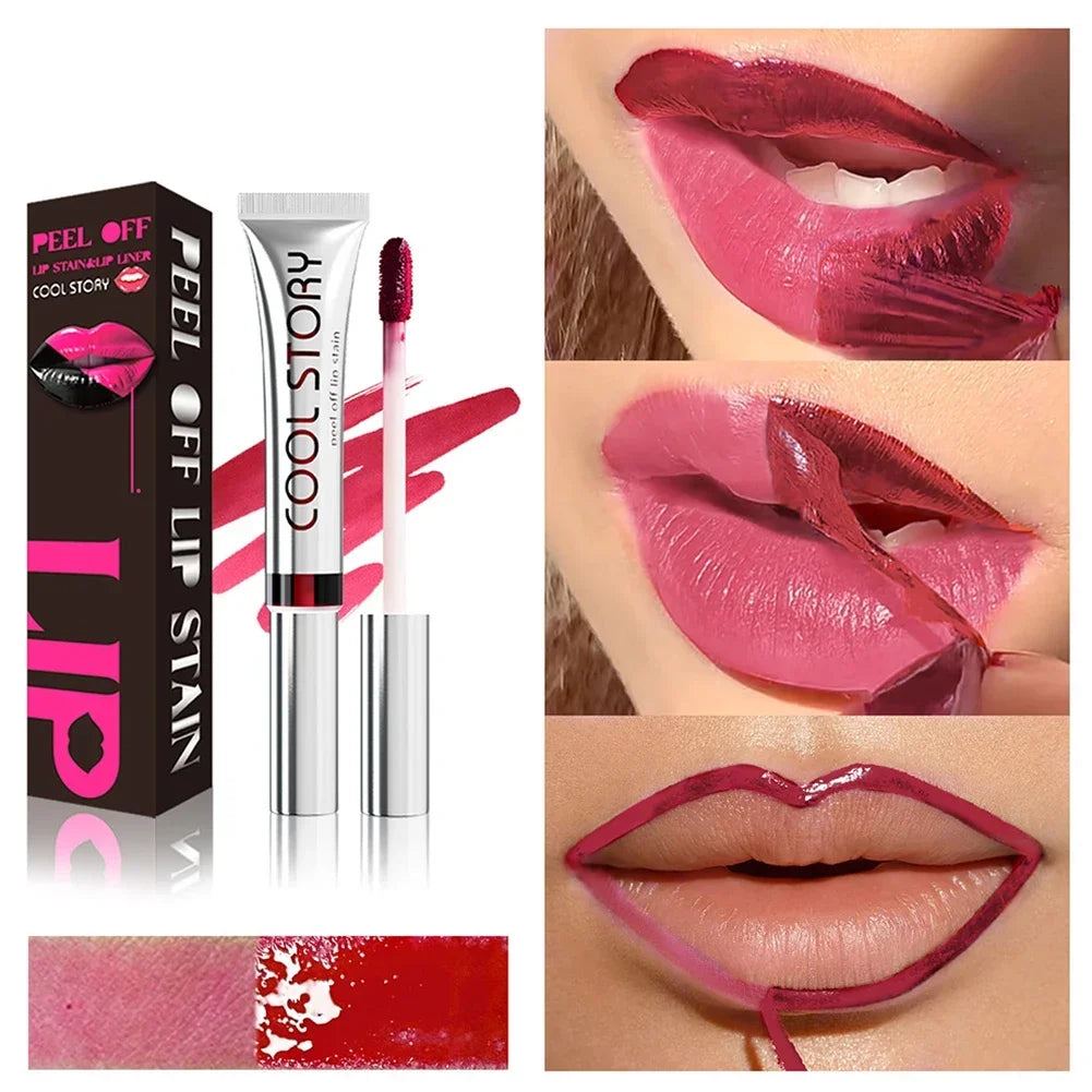 Lip Makeup Set, Built-In Lip Liner Outline + Matte Lip Gloss Fill In - Zenflow Active