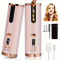 Cordless Automatic Hair Curler | Rechargeable Tourmaline Ceramic Curling Iron - Zenflow Active
